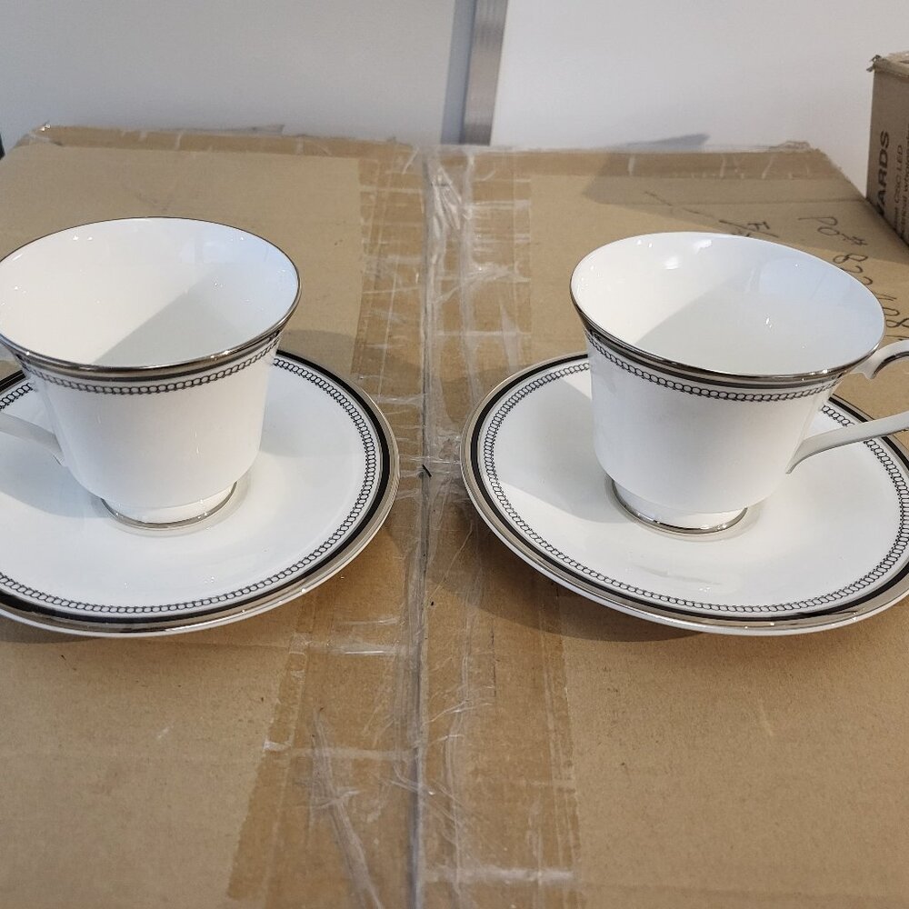 2 x Royal Doulton Sarabande H5023 Cup and Saucer Sets EUC SEE PICTURES